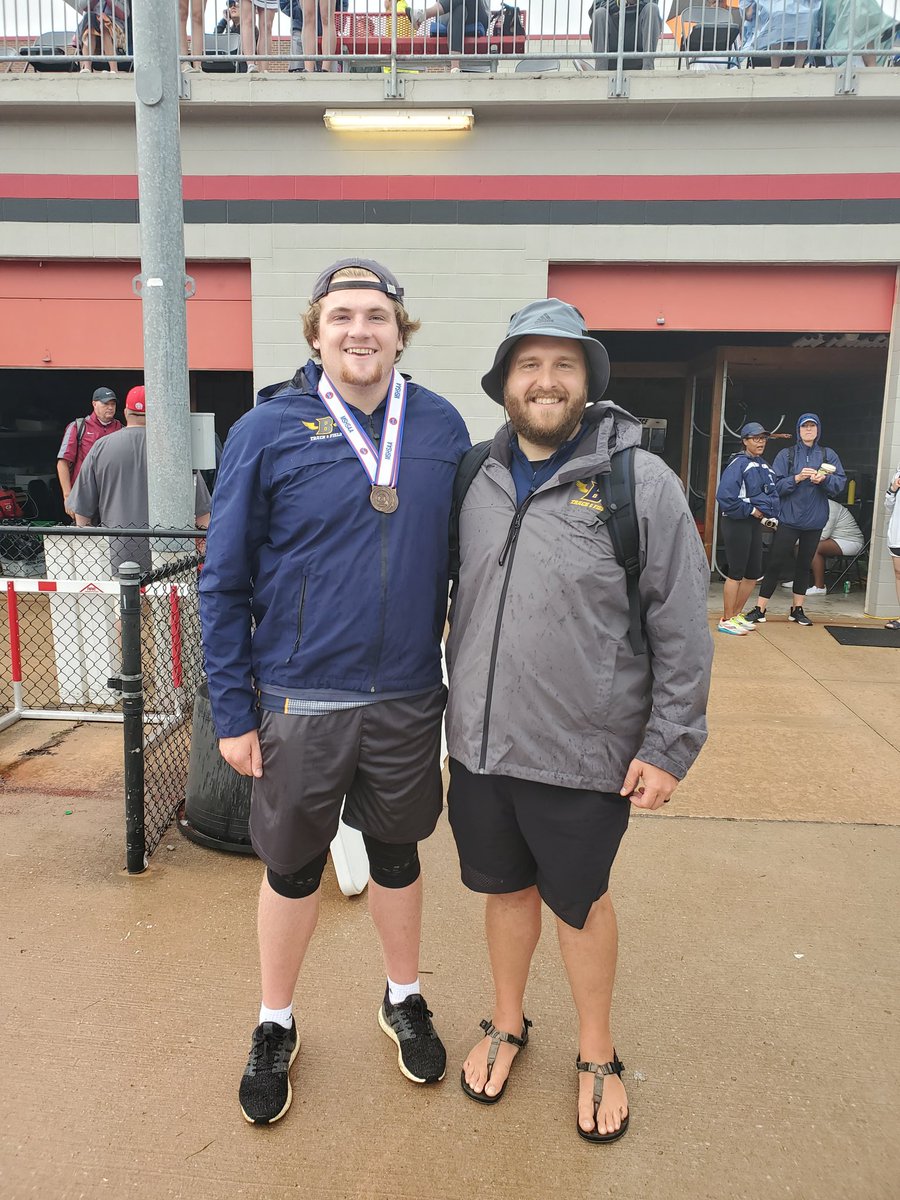 BattleTrack's tweet image. Congratulations to Sam Innes on placing 6th in discus. His second all state honor of the day💪💪💪