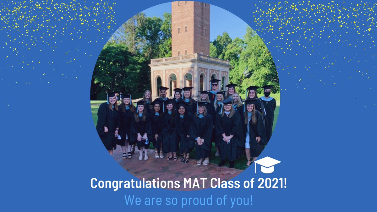 mat_unc's tweet photo. MAT Class of 2021, we are so proud of you.💙 It was a pleasure to get to know each one of you. We are made better because of you. 
Go Propel The World! 
#uncmat #classof2021 #propeltheworld https://t.co/j67KKQp8jd