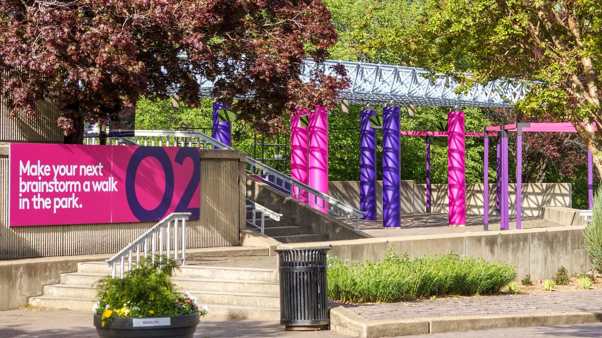 RosslynVA's tweet photo. βοΈ Due to tomorrow's (5/28) weather forecast, we will not be opening #RosslynO2: Outdoor Office for the day. Make a new, free, reservation for your own personal workspace at https://t.co/wmqQBMEX4D before it closes for the summer after Friday, 6/11! https://t.co/OvQ0vIye8J
