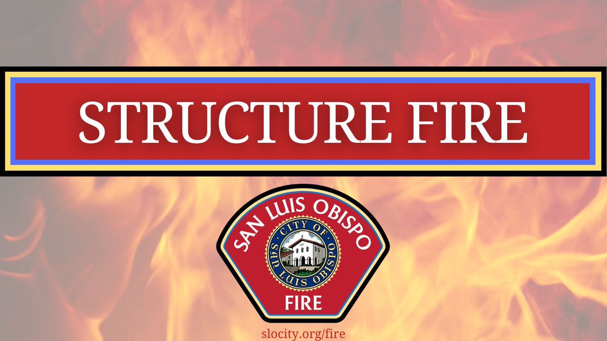 SLOCityFire's tweet photo. SLO City Fire and @CALFIRE_SLO are responding to a possible #CommercialStructureFire at 570 Higuera St. (The Creamery). Please avoid the area as crews make access. https://t.co/170G08HFOo