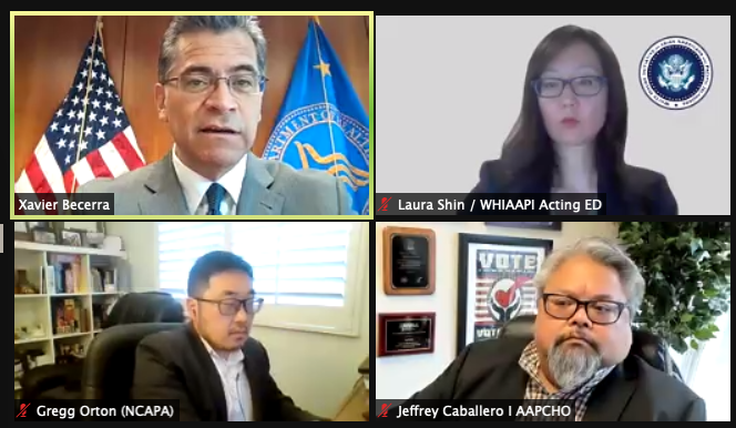 AAPCHOtweets's tweet photo. To celebrate #APAHM, AAPCHO Executive Director Jeffrey Caballero, MPH joined the White House Initiative on Asian Americans and Pacific Islanders for a virtual Community Policy Briefing earlier today!
Stay tuned for the recording! #WHIAAPI https://t.co/hiYmlPhUNb