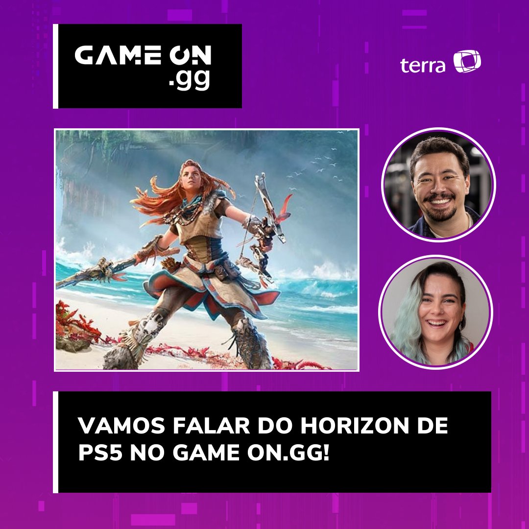 TerraGameOn's tweet photo. Estamos ao vivo! Venham bater papo com a @bahgutierrez e o @pablomiyazawa sobre E3, Horizon, Game Pass e muito mais: https://t.co/xT3ubuPxyA
#E32021 #HorizonForbiddenWest #terragameon https://t.co/bzN7Yvdz3r