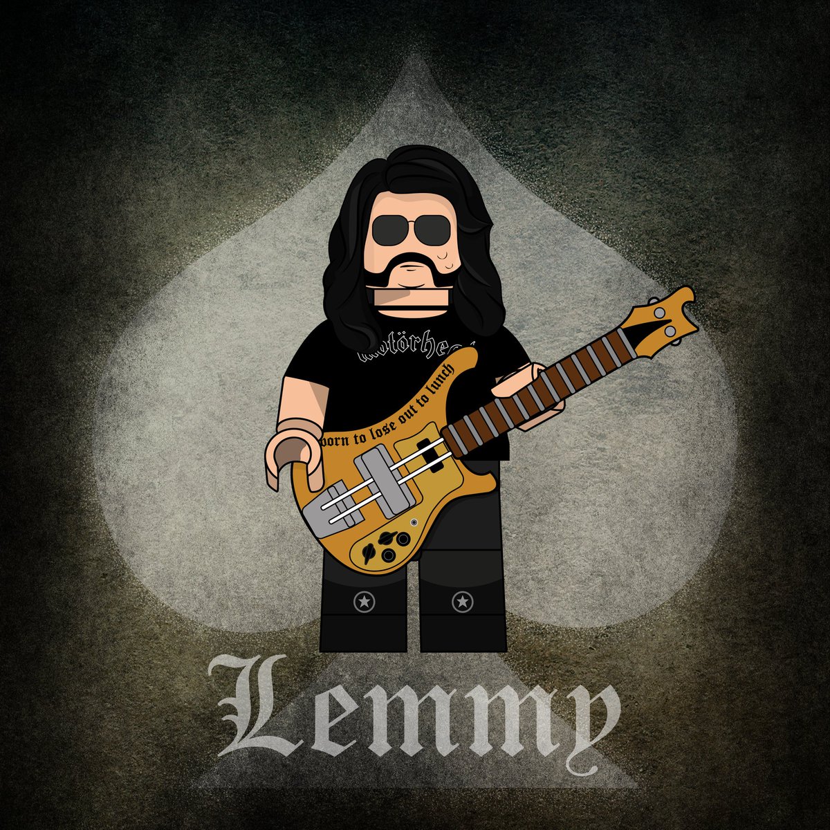 minifiguresquad's tweet photo. The Ace of Spades♠️
.
@myMotorhead #motorhead #aceofspades #lemmy #rocknroll #lego @lego #customminifigure #legoart #legostagram #afol #guitar @GuitarWorld #bass #rickenbacker #rickenbackerbass #rickenbacker4001 #music #art #vectorart #digitalart #ilustração #getcharocksoff https://t.co/KRG4LsJPgc