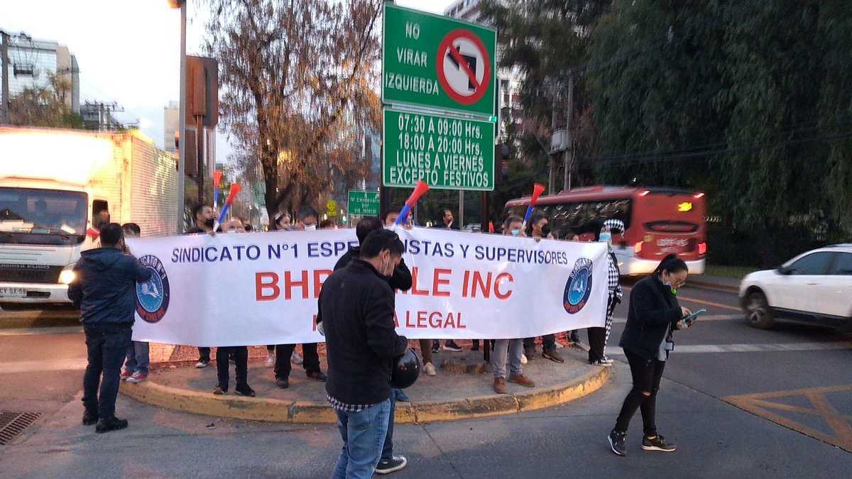 Sindicato N1 BHP Chile tweet media
