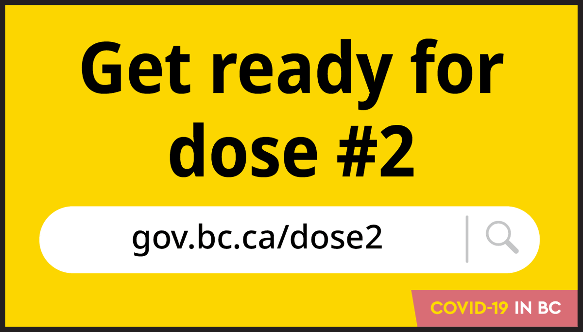 BCGovNews's tweet photo. We are ahead of schedule! We now have more supply and we are moving up the booking of second doses for our age-based program to 8 weeks. Make sure you're registered in the provincial "Get Vaccinated" system to get your invitations to book your second dose. https://t.co/I7IYKhpRrU https://t.co/QLzzdTvspr