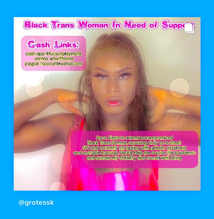 CocoCoitus's tweet photo. 💖💖💖 #TransCrowdFund #commrade #MutualAid #UrgentHelp https://t.co/nBYN8wdNoQ