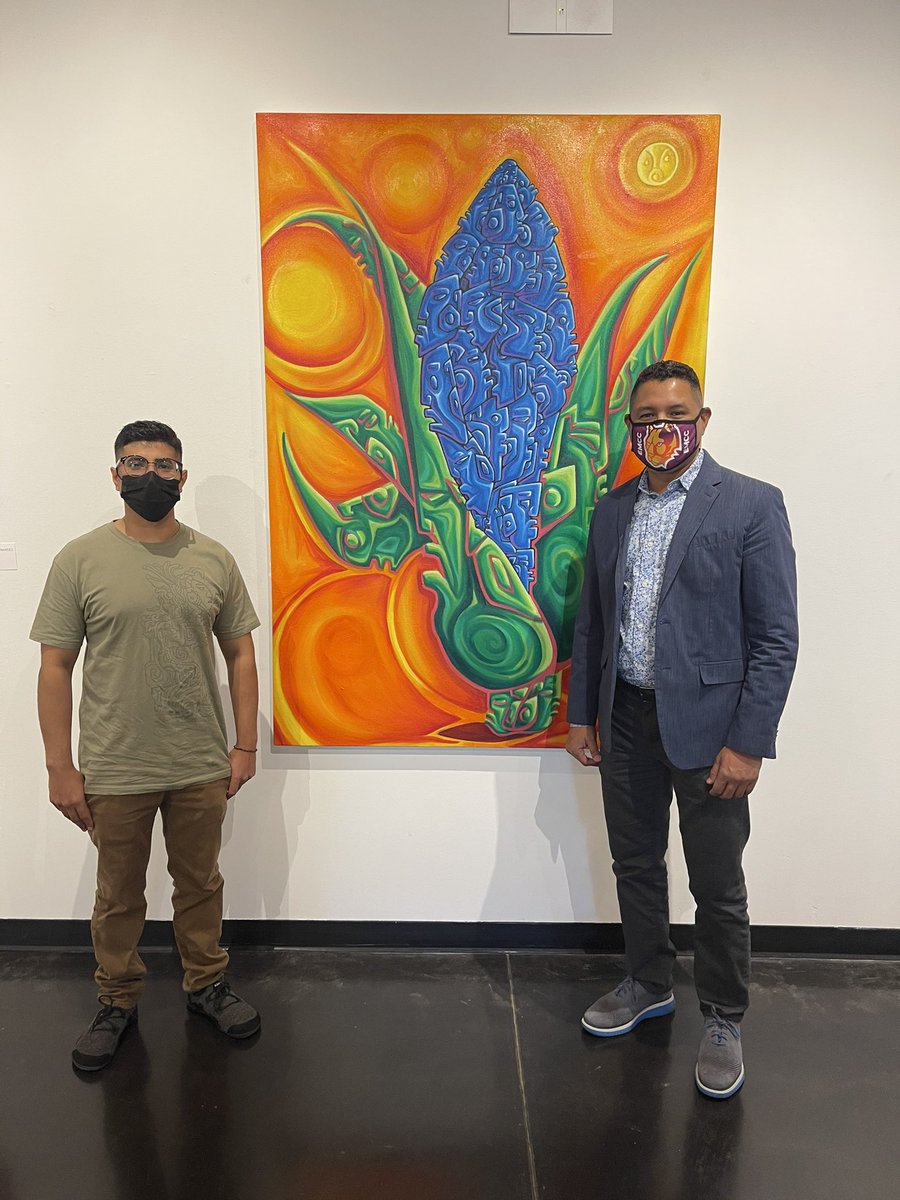 Great trip to <a href="/westvalleyarts/">West Valley Arts Council</a> council. Had the opportunity to meet artist Edgar Fernandez (<a href="/8Ahau_Edgar/">Edgar Fernandez </a>) and was so inspired by this young man and his story. <a href="/mcccd/">Maricopa Community Colleges</a> alum. Please take the time to visit his website and be inspired - 8ahau.com