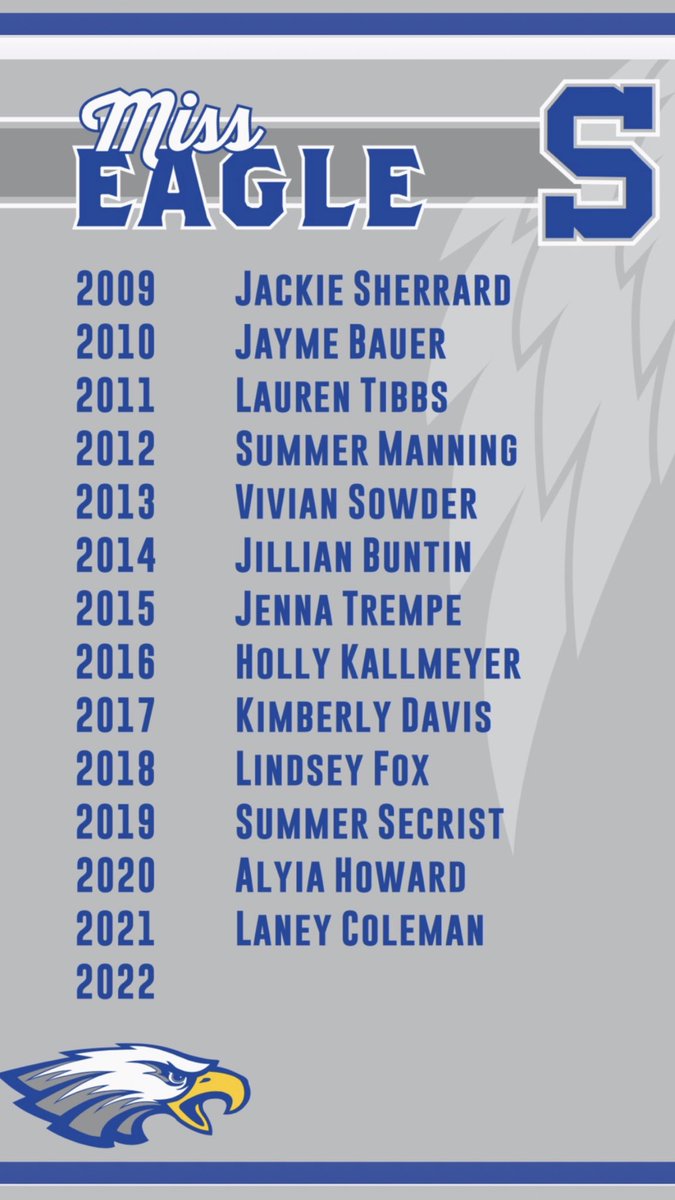 Congrats <a href="/laney_coleman/">laney coleman</a> on being named Scott High School “Miss Eagle” for the 2021 school year! #eaglepride #prouddadmoment 🦅 🏃‍♀️ 🦅 ⚽️ 🦅