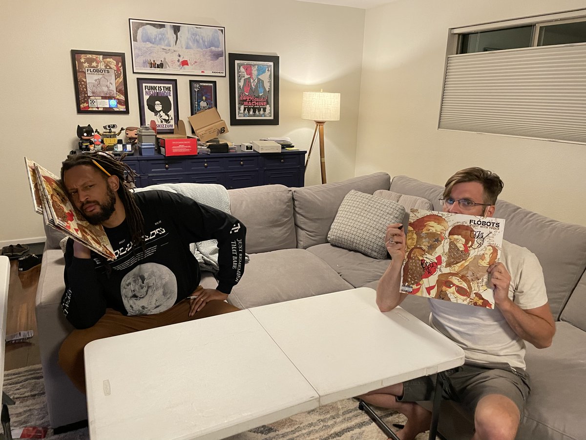 flobots's tweet photo. The Fight With Tools vinyl has been out of print for over 10 years, but you’ll have the chance to get your hands on 1 of the 500 copies we repressed THIS Friday at 10am MT!

https://t.co/d6VgDXbJpM

#Flobots #FlobotsFam #FlobotsMusic #FightWithTools https://t.co/ASMRlhIAff
