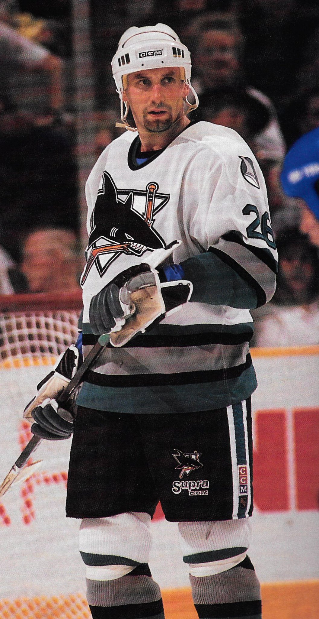 Happy 55th Birthday to alumni forward Ray Sheppard. Sharks Magazine vol.5/no.4 