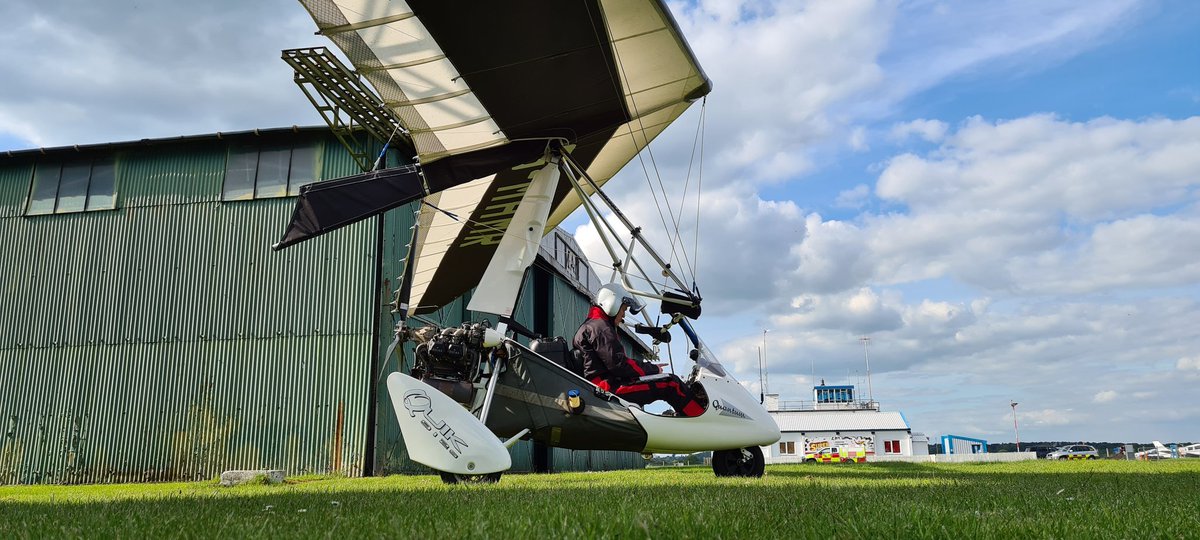 Congratulations goes out to Rob Fullerton who completed his first solo flight today on a flexwing microlight <a href="/WHGA/">Wolverhampton Halfpenny Green Airport</a> <a href="/BMAAUK/">BMAA</a> just awesome 😎👌 👏👏🍻🍻🍾🍾