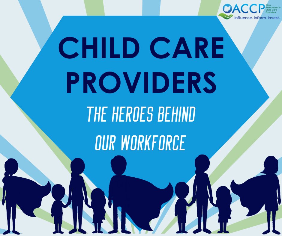 Ohio’s child care providers are the heroes behind our workforce! Thank you for helping working families rest assured that their child is receiving safe, reliable care while they’re away. #ChildCareHeroes