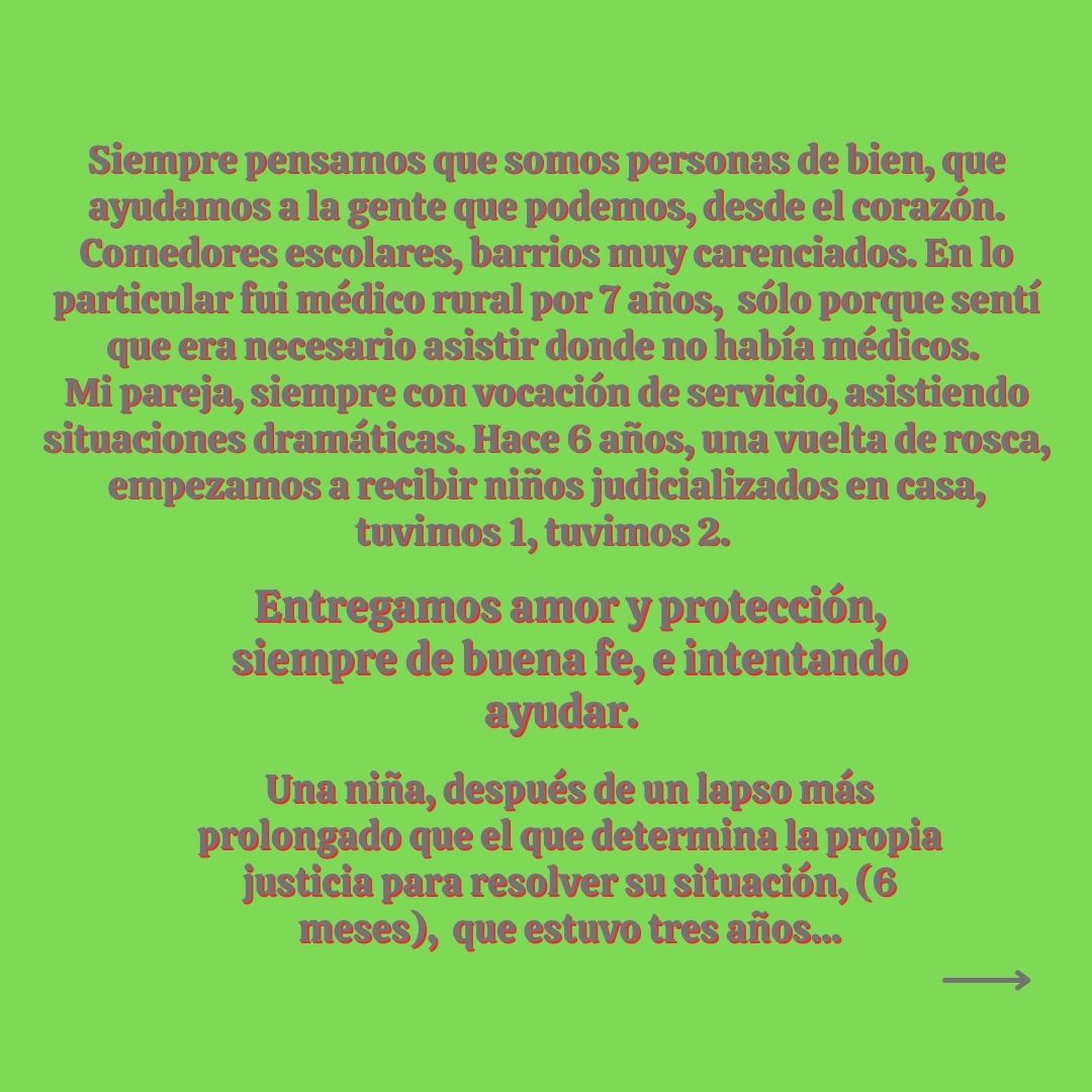 #devuelvanamimiasufamilia #quevuelvamimiacasa #quevuelvamimiconsufamilia #dejenquevuelvamimi #quevuelvamimiasucasaya #devuelvanamimi 
<a href="/mpdargentina/">Defensa Pública Argentina</a> <a href="/gustarroz/">Geronimo Ustarroz</a> <a href="/marceloikonikof/">marcelo ikonikoff</a> <a href="/barilirodolfo/">Rodolfo Barili</a> <a href="/AnaBertone5/">Ana Bertone</a> <a href="/lara_piro/">Lara Piro</a> <a href="/Tutehumor/">Tute</a> <a href="/lanegrapietra/">Andrea Pietra</a> <a href="/Facundo_Arana/">Facundo</a> <a href="/vikidonda/">💚 Victoria Donda Perez</a>