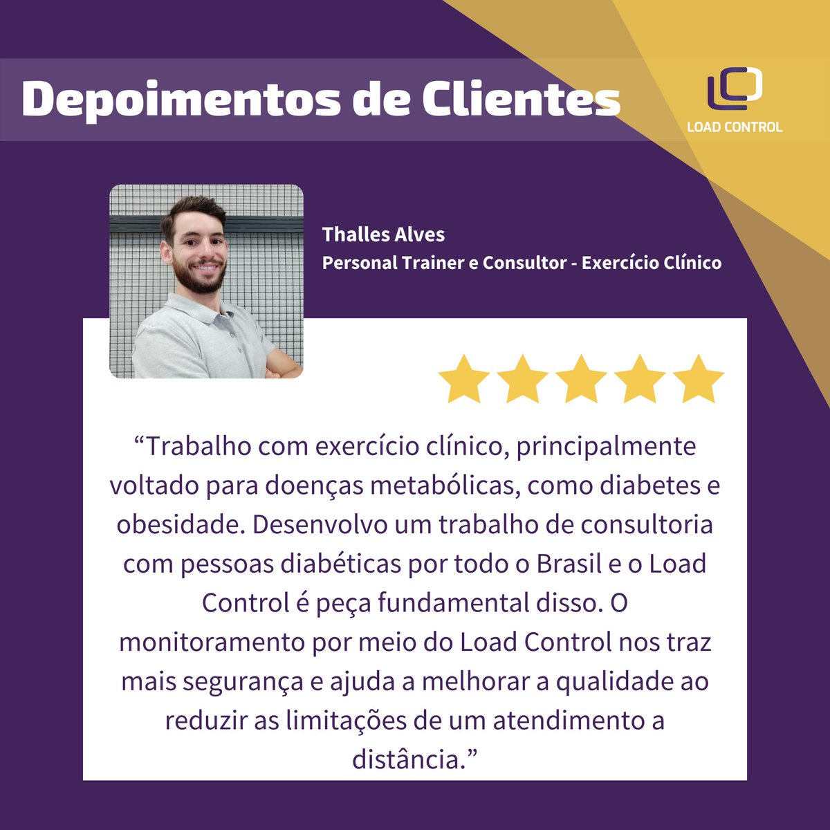 LoadControl_app's tweet photo. Confira mais depoimentos de nossos clientes sobre nossa Plataforma Digital.
#loadcontrolapp #controledecarga #monitoramento #prevençãodelesão #esporte #preparaçãofísica #saúde #qualidadedevida #obesidade #diabetes https://t.co/n5GFcA7pll