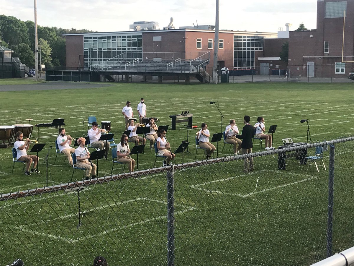 Great night for an outdoor spring concert at Wareham High School. Congratulations to everyone that was involved.