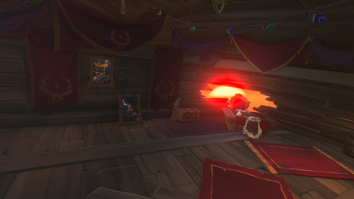 IIMikezII's tweet photo. @SeaOfThieves @JobiwanUk So...hear me out...Arena might as well be hibernating and this could be used as a secret station..? #SoTChallenge https://t.co/rU47HyI2jf