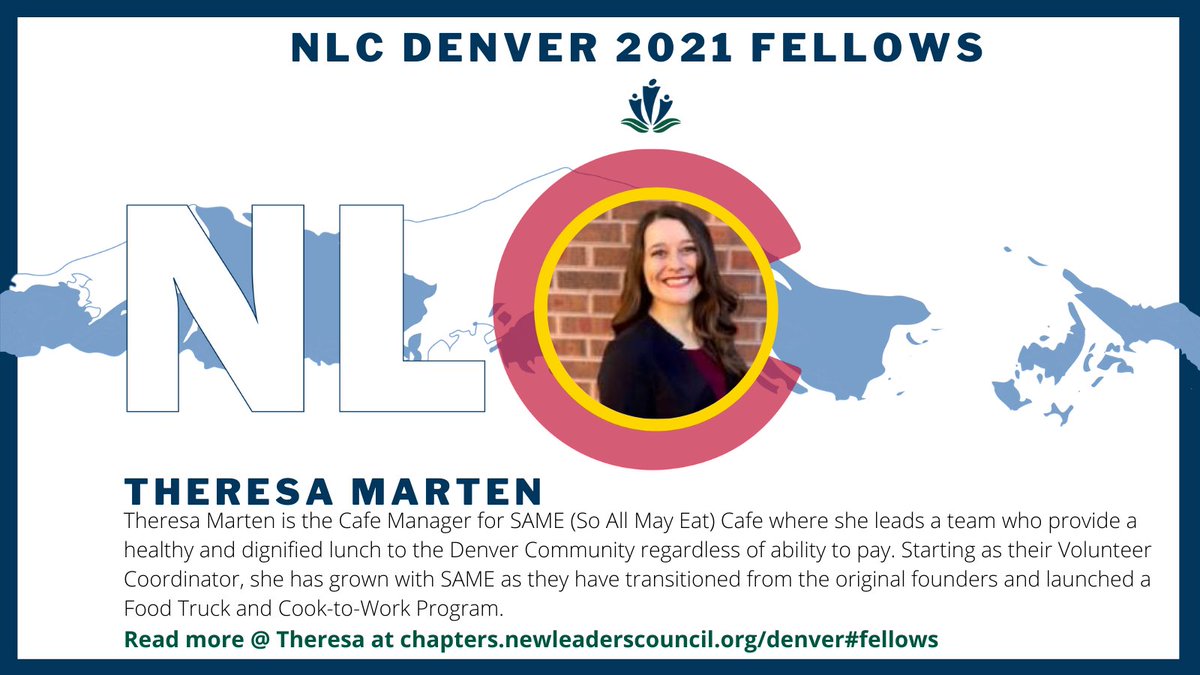 NLCDenver's tweet image. Theresa Marten is the Cafe Manager for SAME (So All May Eat) Cafe where she leads a team who provide a healthy and dignified lunch to the Denver Community regardless of ability to pay. Learn more! buff.ly/3xpMwCI
#NewLeadersCouncil #DenverCO