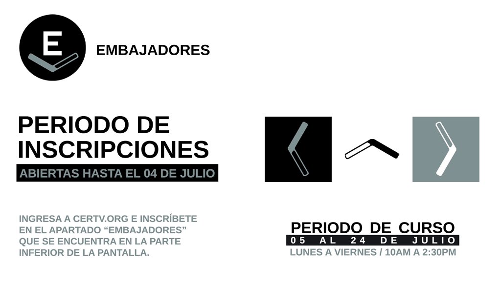 OficialRTV's tweet photo. ¡Las inscripciones para #Embajadores ya están abiertas!
Inscríbete a través de la página https://t.co/mcYyiqFBJk en el apartado “Embajadores”. 
Del 5 al 24 de Julio.
¡Vive esta gran experiencia! https://t.co/tM01ylomS5