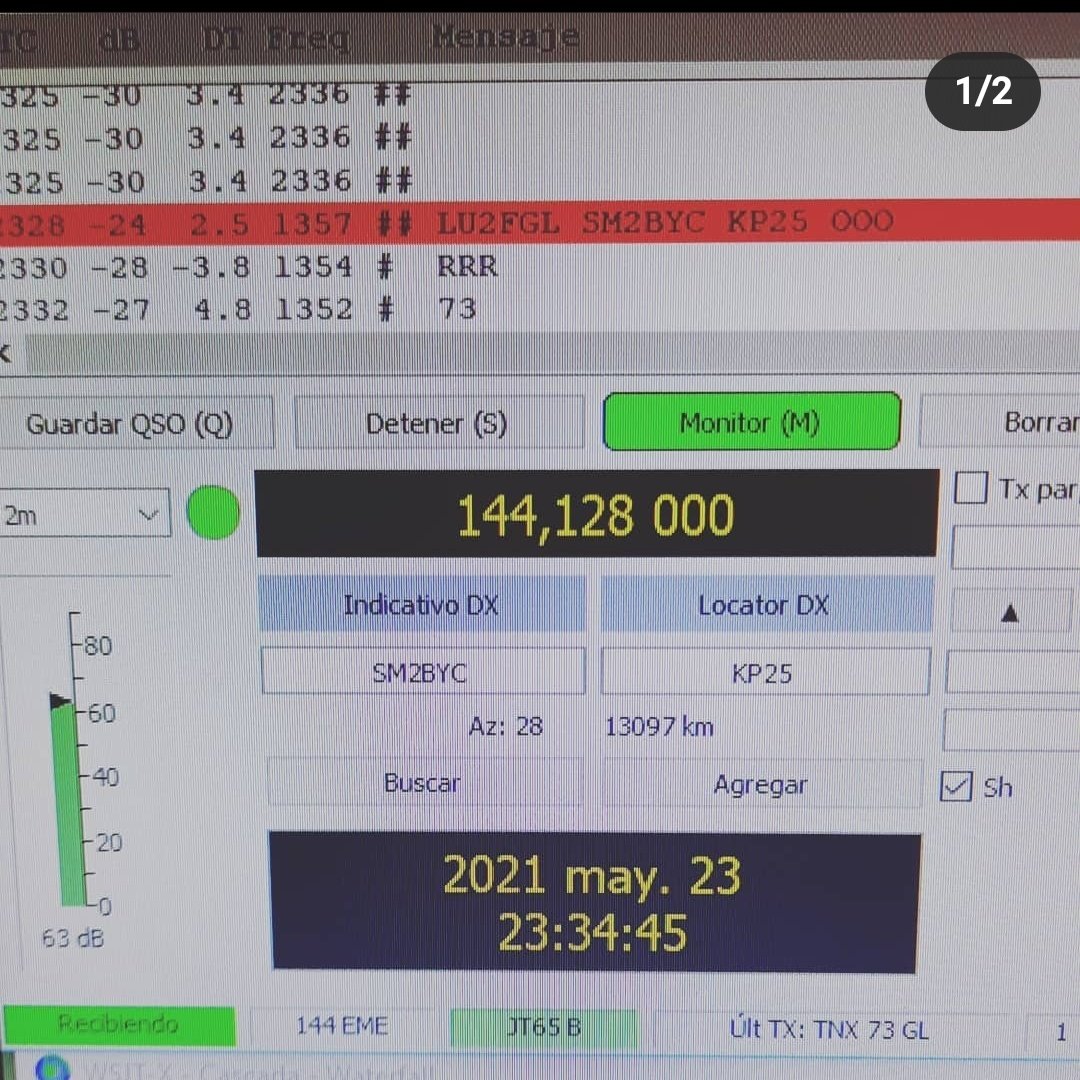 LU2FGL's tweet image. New one in 144Mhz...!
