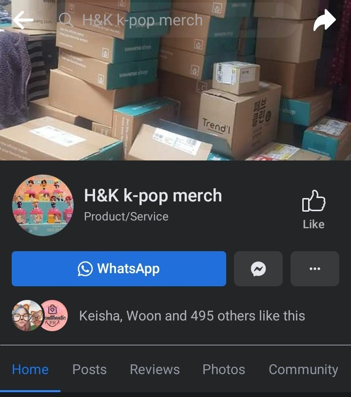 Fix_HandK's tweet photo. I would like to call out this one consolidator Haydee Dacquel/Keisha Dacquel and her page in fb is H&amp;K Kpop Merch.

Things was rough na since before pa kasi ang tagal mag reply but since mura nga kumagat kami. ++ https://t.co/uALJI90T1X