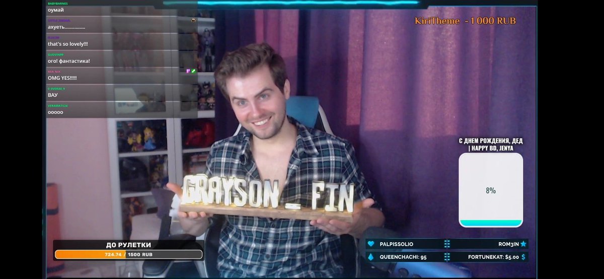 mia_nix's tweet photo. While I was unable to get screens from @Grayson_Fin's full #Twitch stream, I have these few that represent so much of the amazing creativity, love & thoughtfulness put into gifts given today! ๐ฅณ
The #GraysonArmy is extraordinary! Thank you all so much! ๐ฅฐ https://t.co/r9jTsB1Yuv