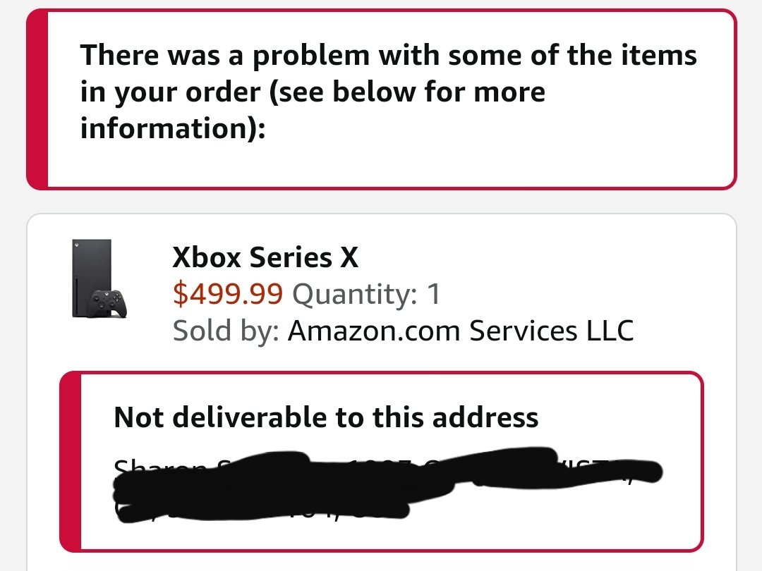 vikingsrealm's tweet photo. @mattswider @techradar My address is fine. I get shit from Amazon regularly...🤬🤬🤬🤬 https://t.co/IFAKLcxZIo