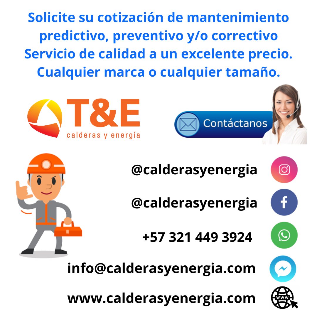 CalderasyEnergy's tweet photo. Agua caliente centralizada para hoteles hospitales y edificios
Mantenimiento para calentadores y calderines.
#ventadecalderas #repuestos #Diagnóstico  #análisis #combustión #Estandarización #accionamiento #seguridad 
#mantenimientos #predictivo #preventivo #correctivo https://t.co/q4jCnLHii3