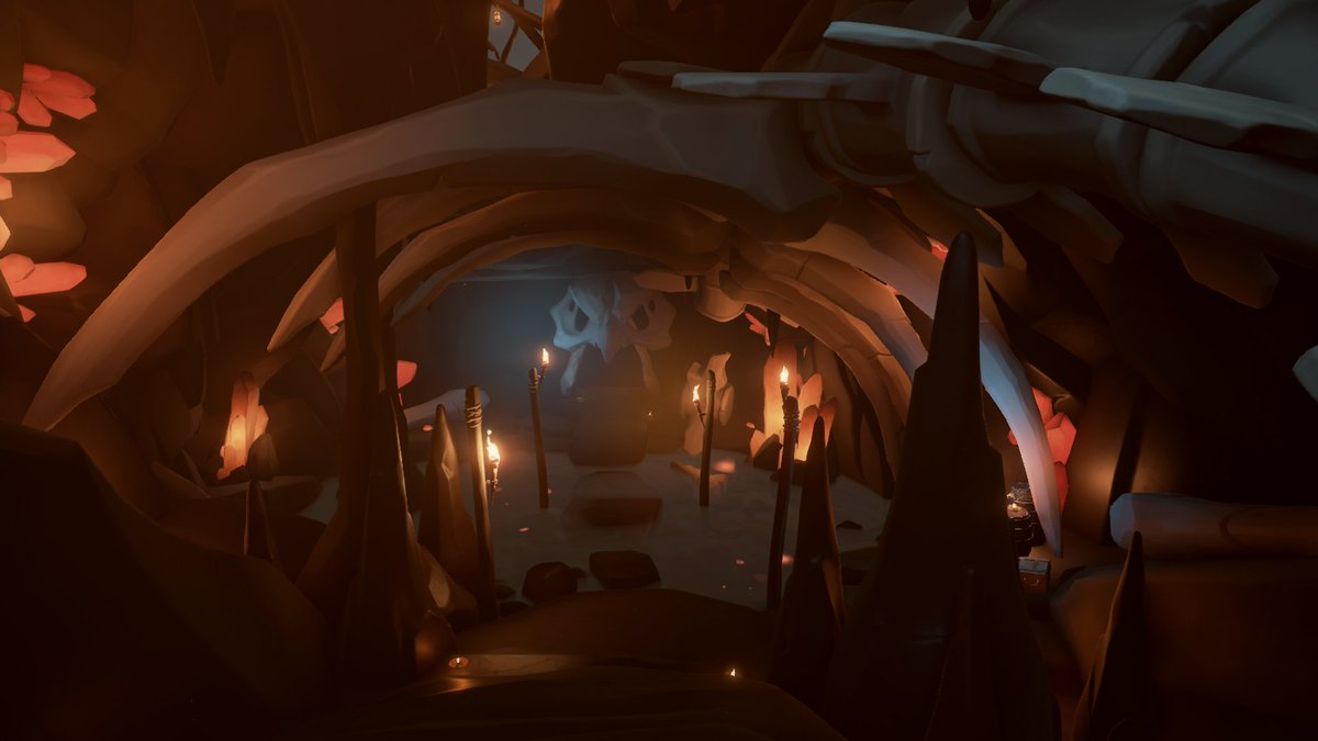 LordWhisperr's tweet photo. @SeaOfThieves @JobiwanUk #SoTChallenge
Flameheart was once in Hibernation. (So is the Kraken, right?)
Many Skeletal Pirates knew where Flameheart was. https://t.co/atTETBppXD