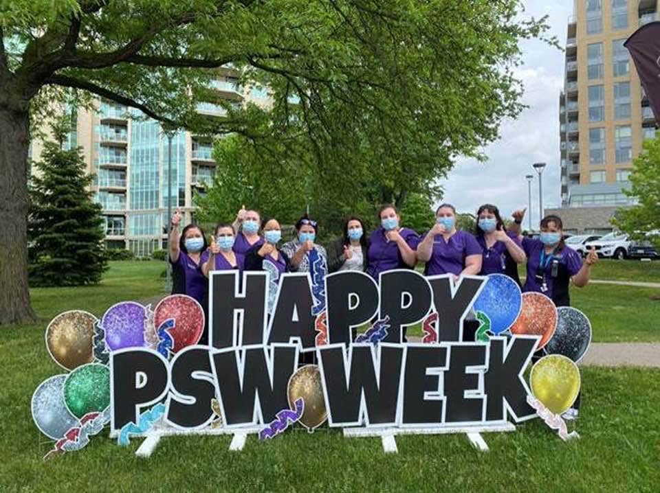#amicariverside Best PSWs around ! #celebrate