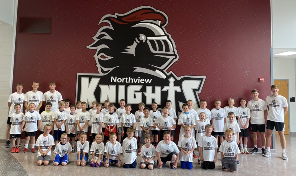 coach_byrum's tweet photo. Today was the final day of the “Champ of Champions”, all of our future Knights did a great job. Thank you to all of our camp sponsors for their support. #NorthviewHoops https://t.co/zY4wt8Hacc