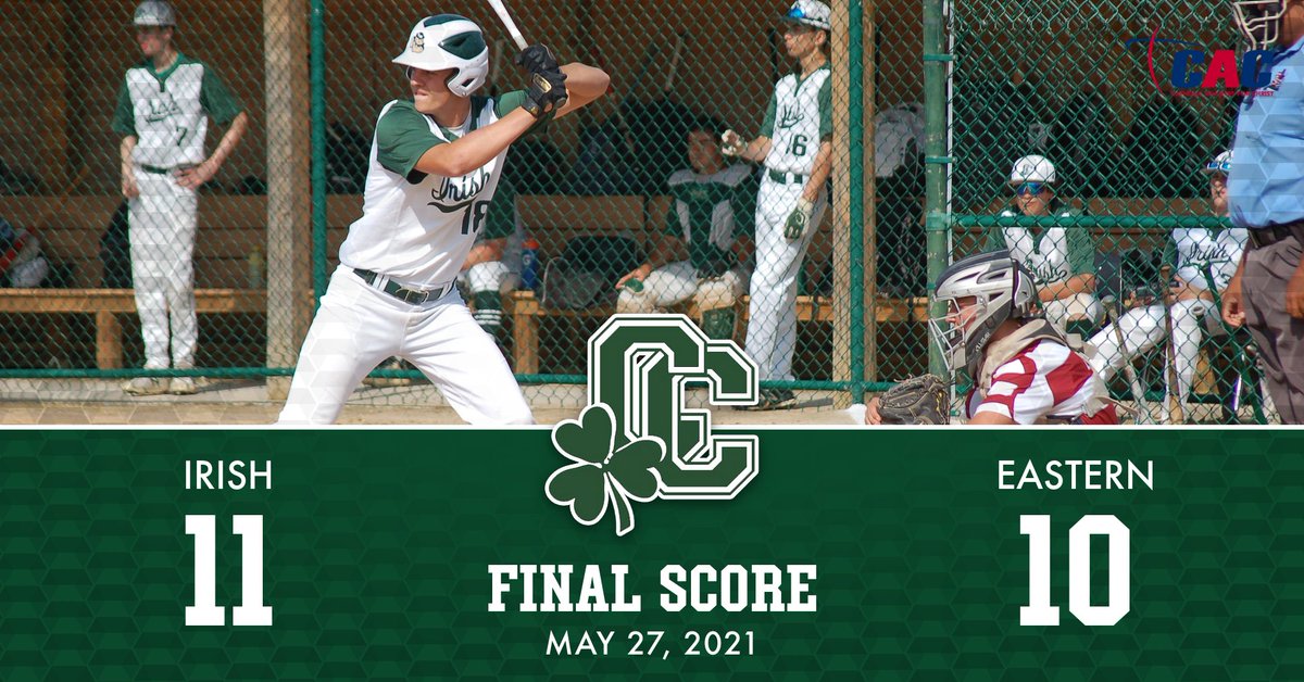 Camden Catholic Baseball defeats Eastern 11-10. Go Irish!