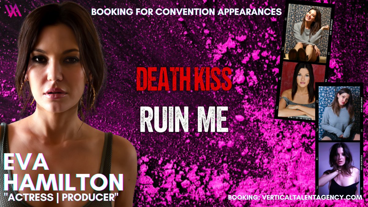 VerticalTAgency's tweet photo. Please welcome to Vertical Talent Agency LLC, the talented Eva Hamilton. #deathkiss #horror #HorrorMovies #ruinme #actress #actor #acting #conventions https://t.co/AHxPI5RYm4