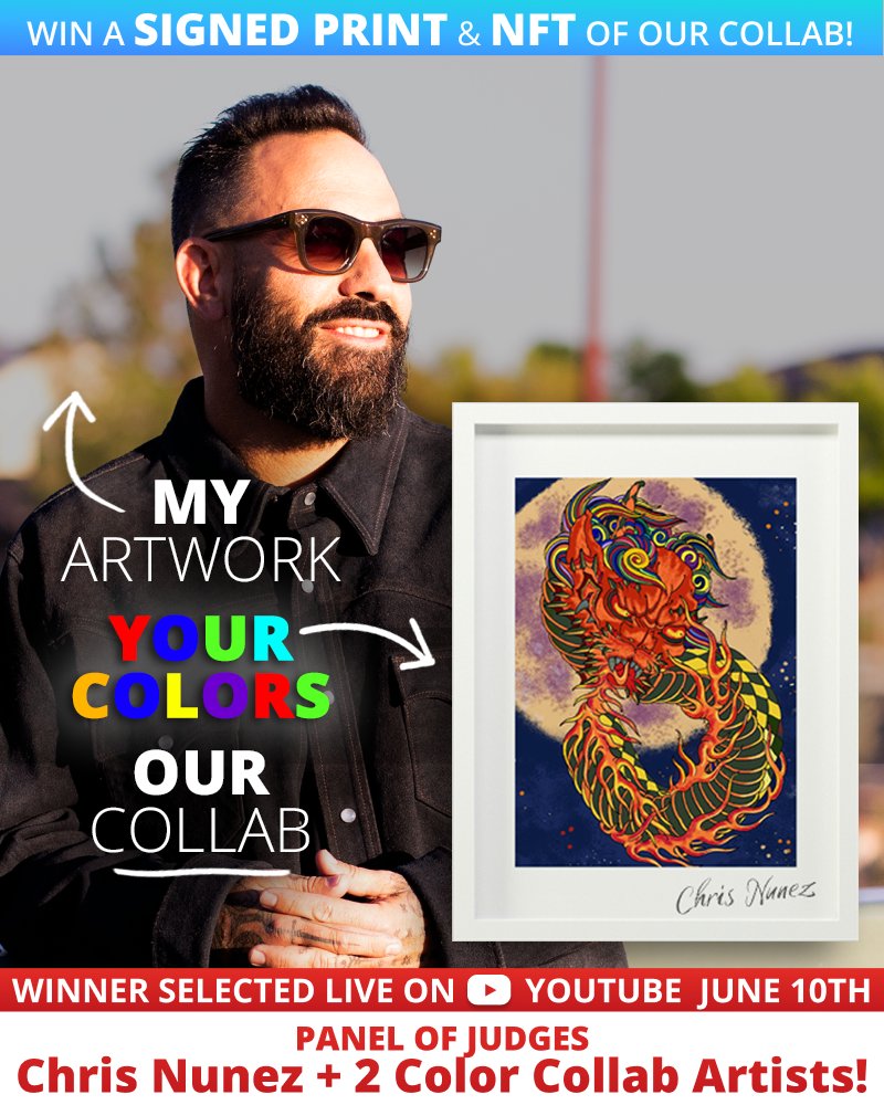 To celebrate our recent launch and incorporate some of the most exciting features of Color Collab, we're hosting our very first social competition and it starts IMMEDIATELY!! 🎨 Download here: colorcollab.cc/tweet More details below