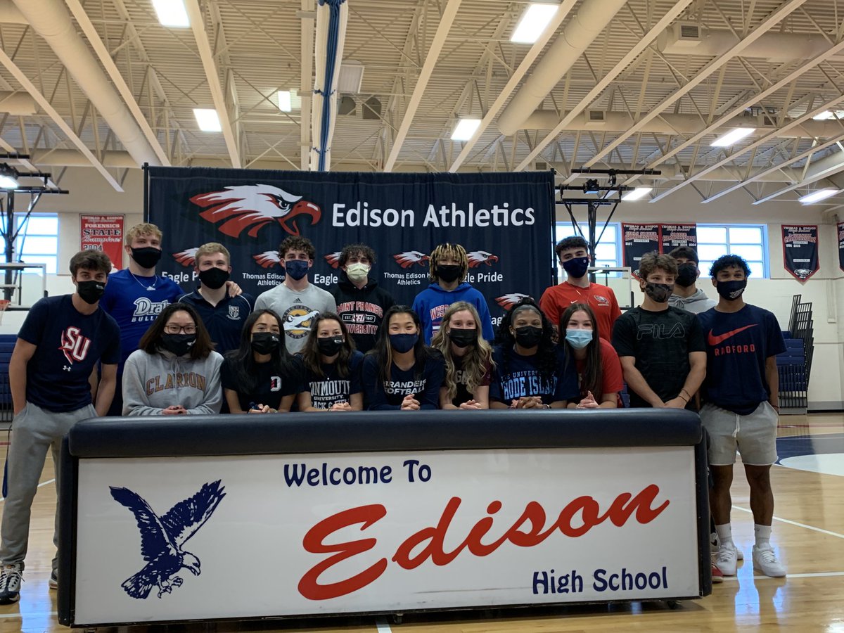 Congratulations to our 21 seniors committed to play college Athletics!!
#oneEdison
#onceaneaglealwaysaneagle