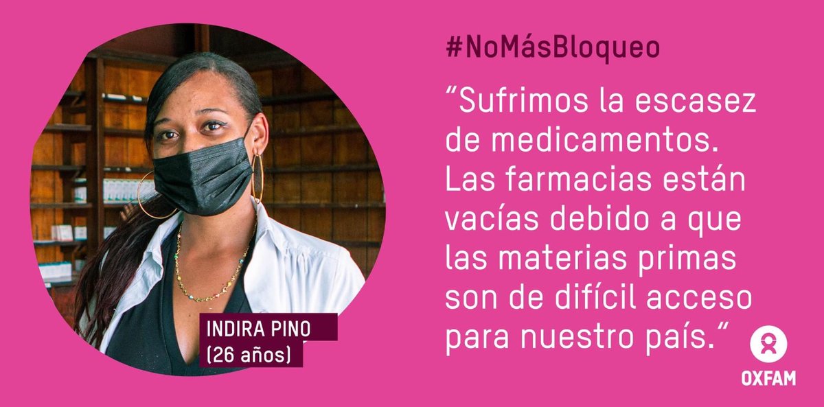 The Blockade affects the lives of Cuban women and their families. We call to women's organizations to unite their voices to end this unjust policy #NoMásBloqueo @FMC_Cuba @TeresaBoue @fdim_