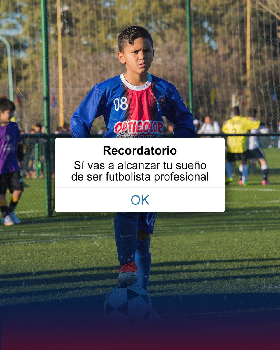 FUNDAUAM's tweet photo. Sabemos que la meta a veces luce complicada, ¡pero no te desanimes! ❤️💙

Todos los talentos #HechosEnFundauam que hoy brillan en las canchas profesionales del mundo, también experimentaron el mismo proceso formativo que tú. 🙌🏻

¡Hoy queremos recordarte que sí se puede! 🔥 https://t.co/DSe683e3vq