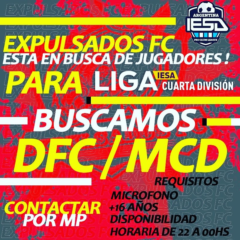 Expulsados FC Clubes Pro tweet media