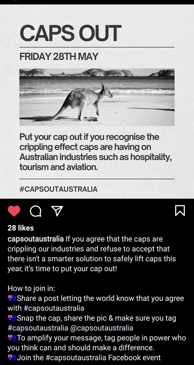 PUT CAPS OUT TODAY( AUSTRALIA 🇦🇺) . We believe Australia can do better for
 #strandedAussies 
#InternationalStudentsAustralia #extend485visa .
#LetUsBackToAus
#freezeourvisas
#JusticeFromAus