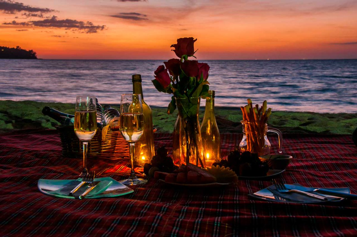 Открытки добрый вечер. Романтический ужин. Na vecher. Романтический ужин на природе. Na vecher.