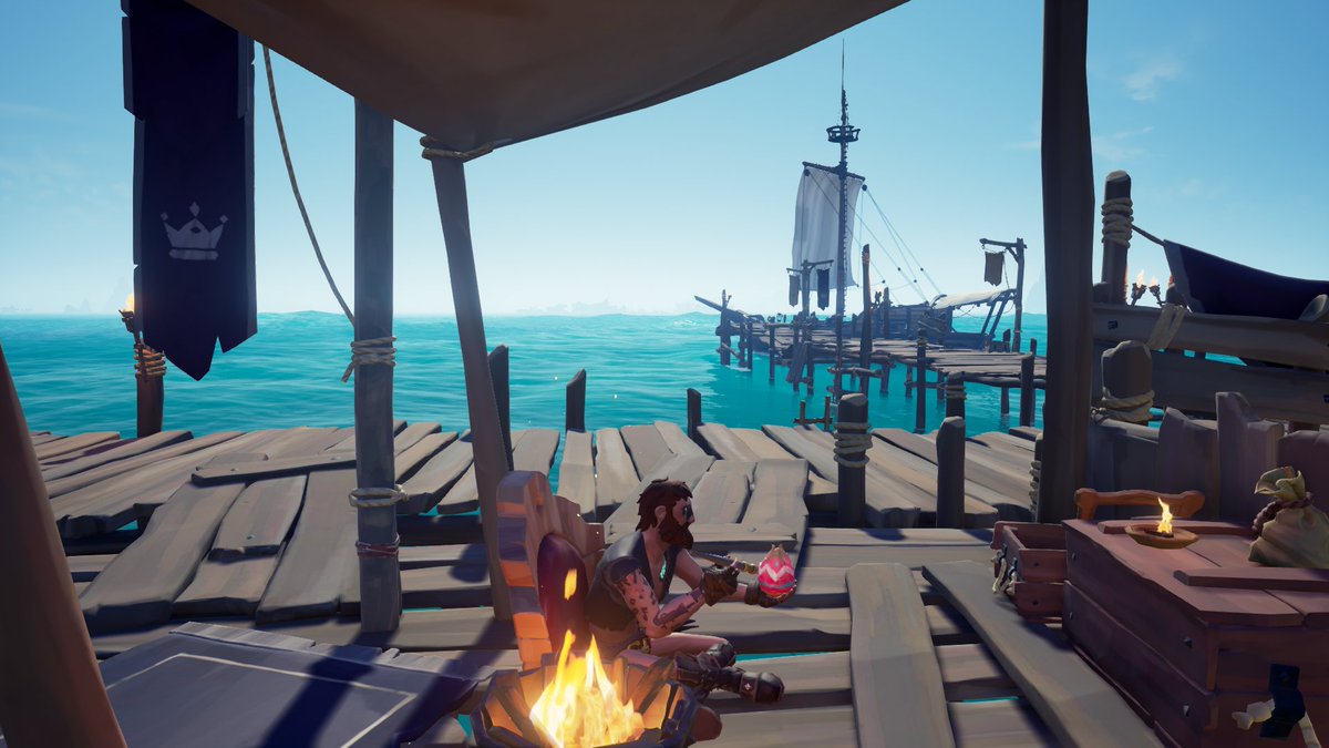HLariash's tweet photo. @SeaOfThieves @Tom72105636 Don't suppose it's at The Sea Dog's Tavern ? 🤔 #SoTChallenge https://t.co/Omo1zTbcEa