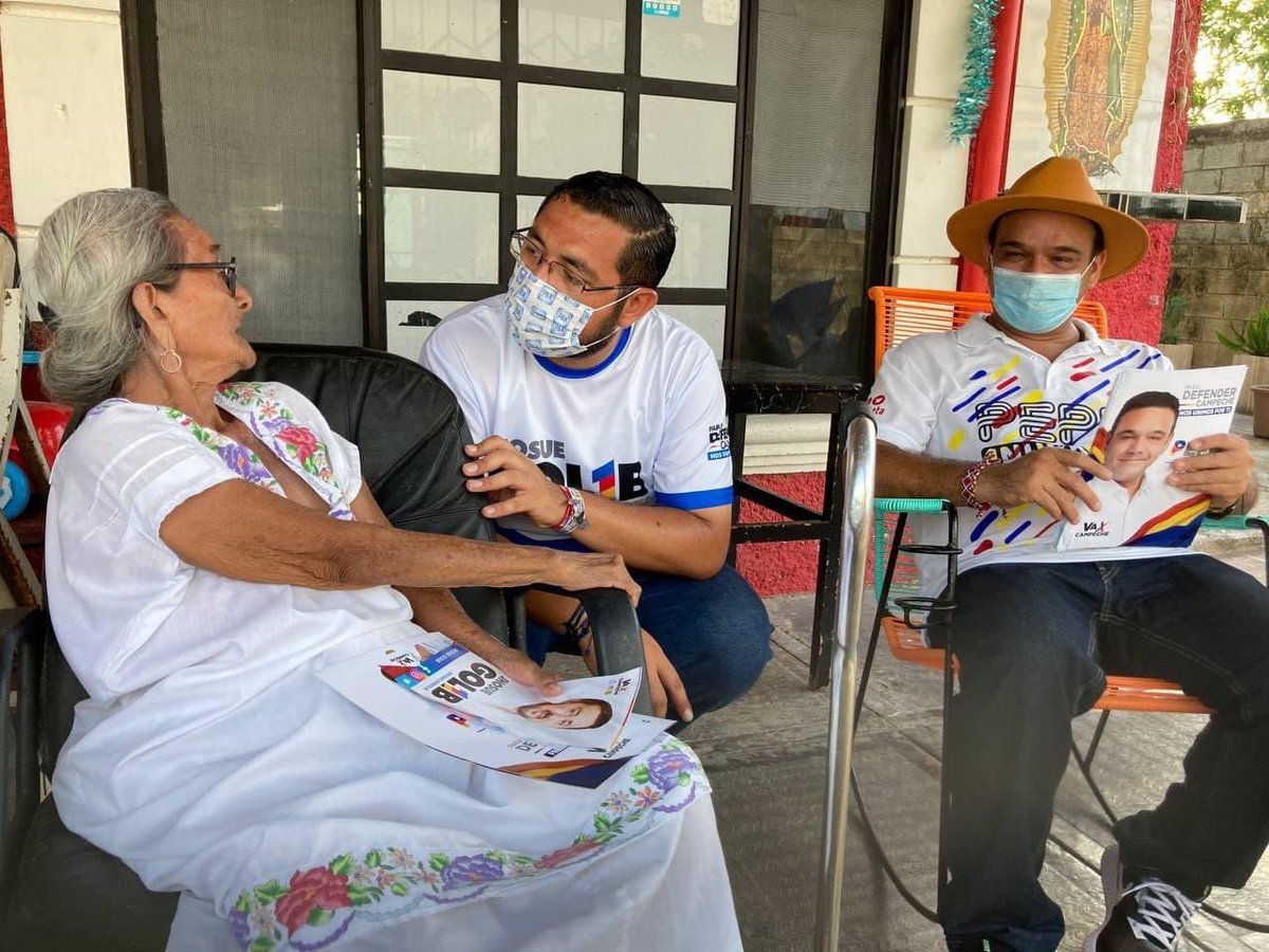 jhogol's tweet photo. Los adultos mayores son nuestra prioridad, unidos recuperaremos los programas que les fueron arrebatados. 💙❤️💛 De la mano de @ChrisCastroB y @pepeinurretamx vamos a defender #Campeche.
🗳Vota #PAN 🔵 #PRI 🔴 #PRD
#VaXCampeche
#VaXElPrimerDistrito https://t.co/cLtlshswW7