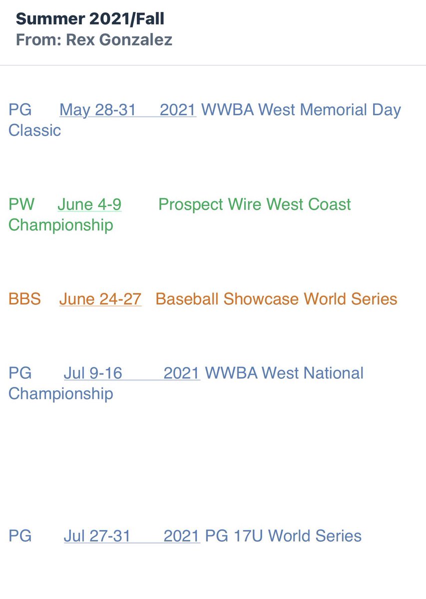 MasonMaret's tweet image. Summer ball schedule!
@UNCOMMITTEDBSB @NetworkArizona