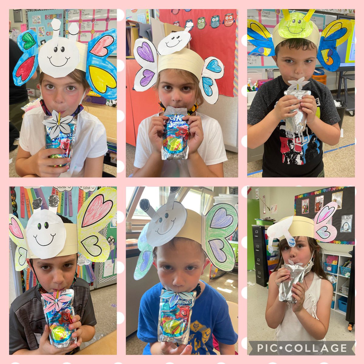 MrsBanksJCS's tweet photo. Little butterflies “drinking nectar” Thinking like scientists and learning about biomimicry! https://t.co/3lclTD8P88