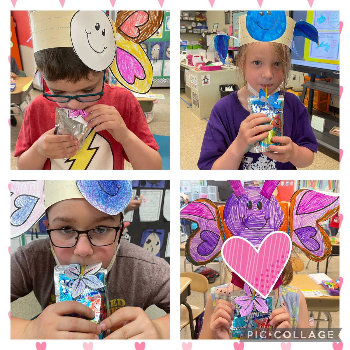 MrsBanksJCS's tweet photo. Little butterflies “drinking nectar” Thinking like scientists and learning about biomimicry! https://t.co/3lclTD8P88