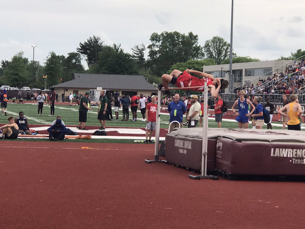 brvathletics's tweet photo. Bryce Klein completes an outstanding senior track season by competing well at Regional at Lawrence Central tonight in discus &amp; high jump. https://t.co/VAO9rS5mtK