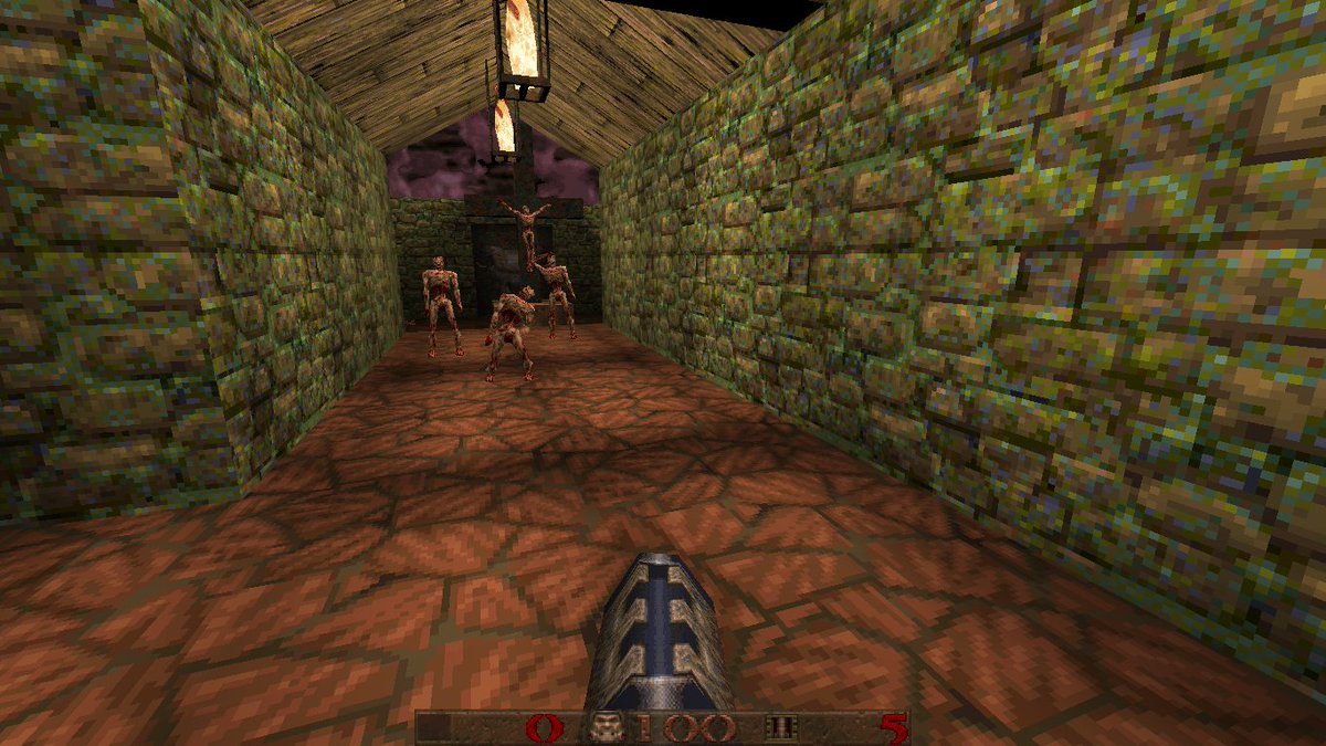 LscaEduardo's tweet image. Some New Pictures of my Map for #Quake25 anniversary #Trenchbroom #QuakeMapping #idSoftware #retroFPS