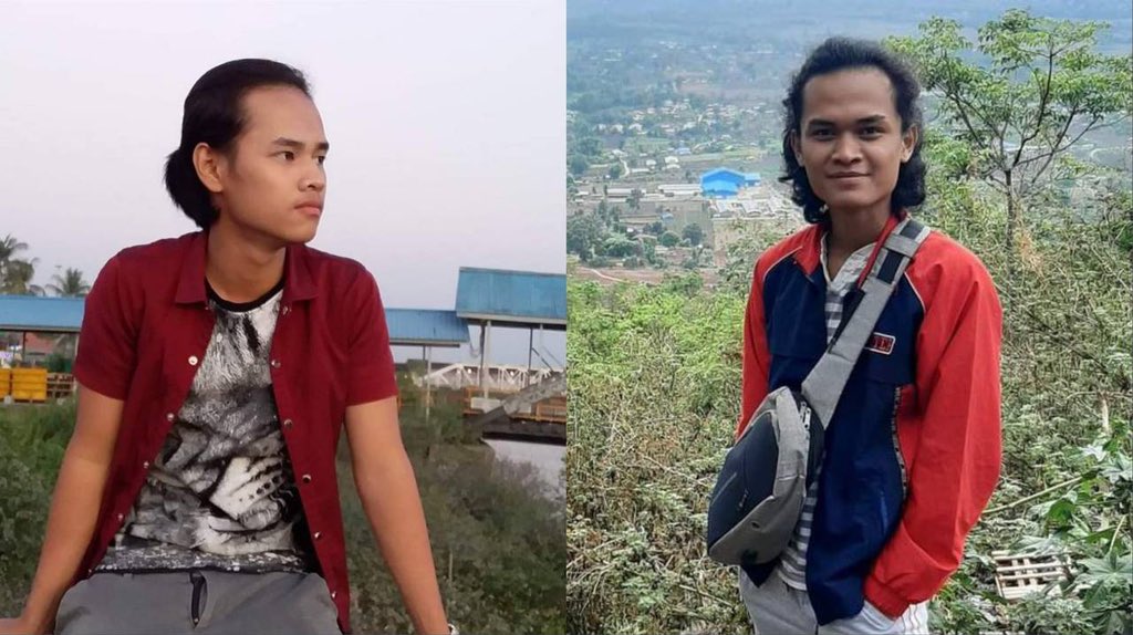 TracyWunMyanmar's tweet photo. Junta terrorists abducted the two brothers and their father on AungThaPyay Street, KyiPwarYe ward in Thingangyun last night. It is unknown why or where they were being held. #May28Coup #WhatsHappeninglnMyanmar https://t.co/ySnsx6EPyw
