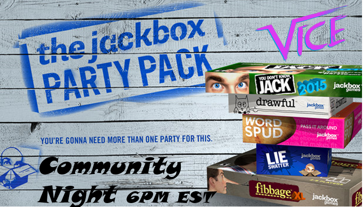 TheViceGG's tweet photo. Saturday night at 6PM EST @LordsLettuce is hosting our Vice community night!!! We will be playing Jackbox Party Packs and get to know our community members. All team members, grinders, and discord members are able to play!! 

See you all there at https://t.co/ITQSbhreVS https://t.co/ZP95y8MVNC