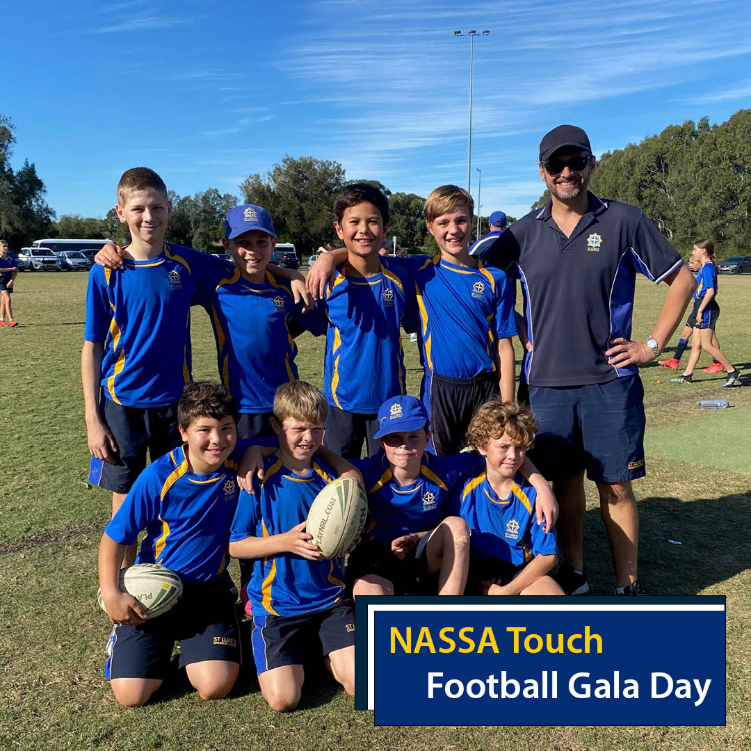 StLukesGS's tweet photo. HOT OFF THE PRESS: Our Junior Boys Touch Football Team are the new NASSA Champions! Congrats also to our Girls team, who placed 3rd overall. Special mention to Lennox, Jared, Max, Matilda, Harley &amp; Lily - selected to represent NASSA at CIS.#stlukesgrammarschool #stlukessport https://t.co/3J1OwvMbuU
