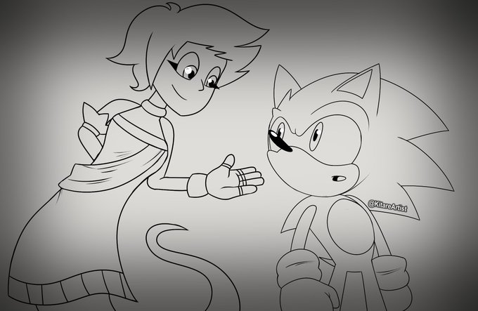 The Sonic Rangers leak states that Sonic was going to have a "ghost girl companion", so I had to sketch. ✨

#Sonic30th #SonicCentral #Sonic2022 #SonicNews 